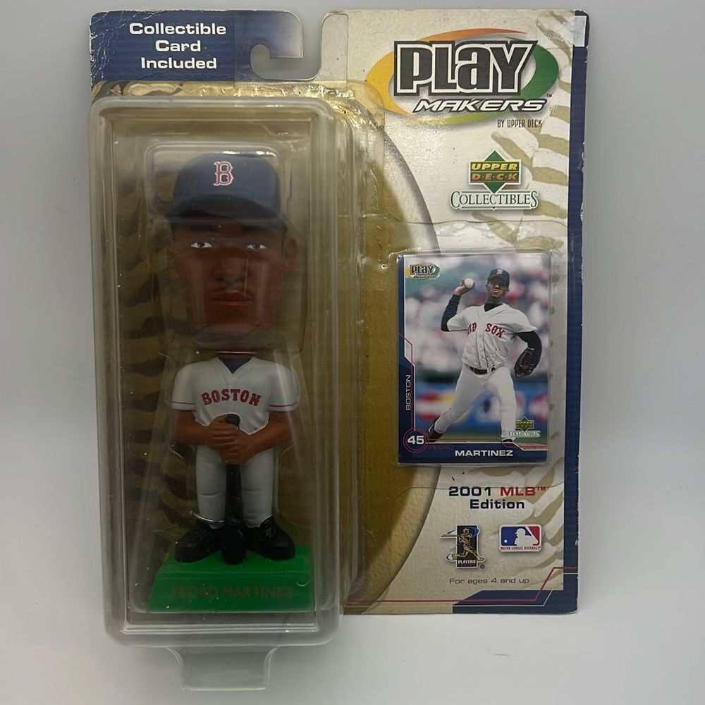 Pedro‎ Martinez 2001 Upper Deck Playmakers Bobblehead Boston Red Sox